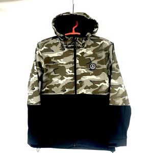 - Neff Men’s Camo Soft Shell Jacket Sz S